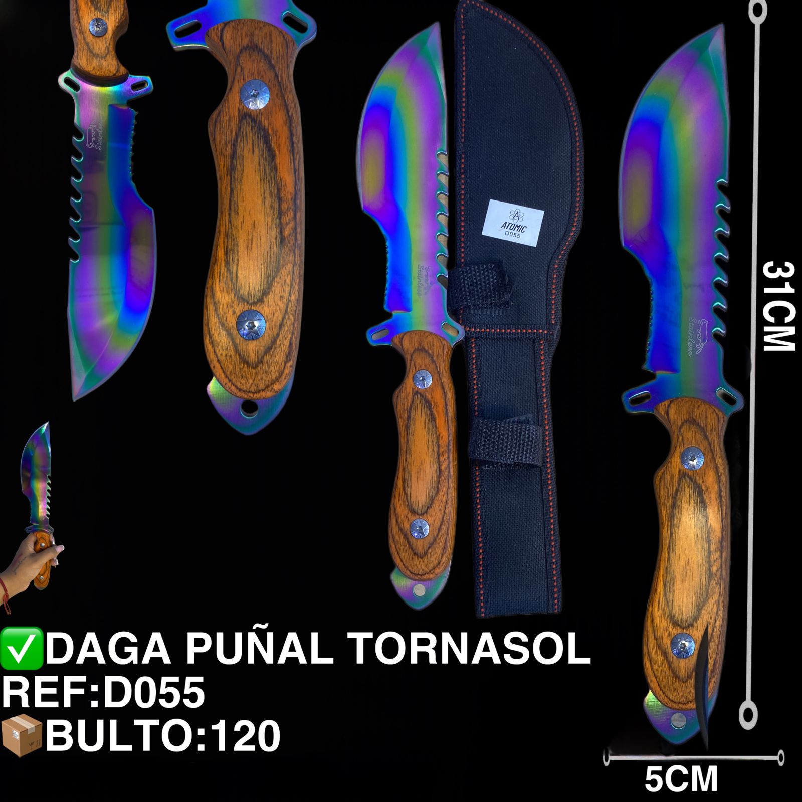 DAGA PUÑAL TORNASOL DAGA PUÑAL TORNASOL